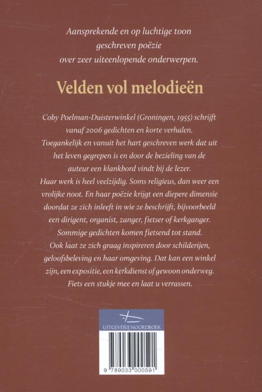 Achterkant van Velden vol melodieen