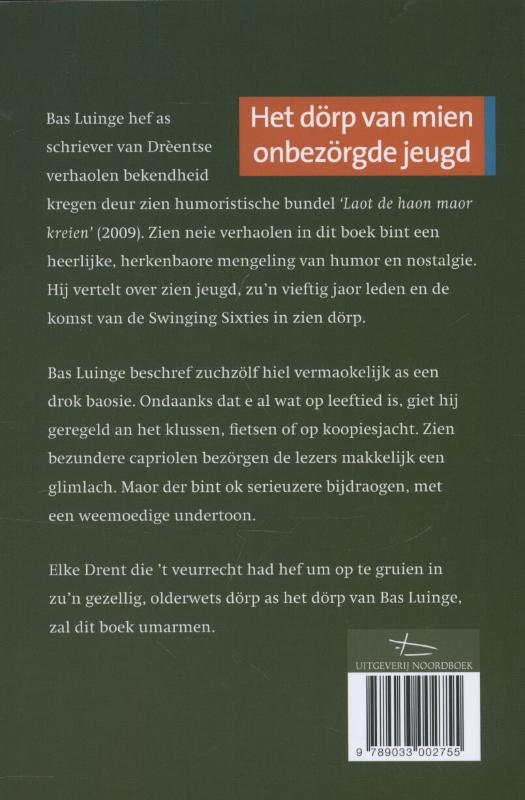 Achterkant van Het dorp van mien onbezorgde jeugd