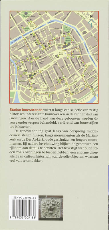 Achterkant van Stadse bouwstenen