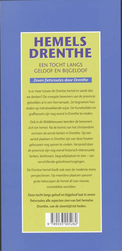 Achterkant van Hemels Drenthe