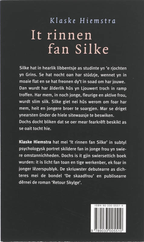 Achterkant van It rinnen fan Silke