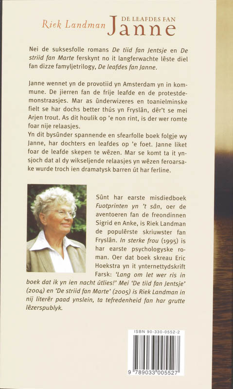 Achterkant van De leafdes fan Janne