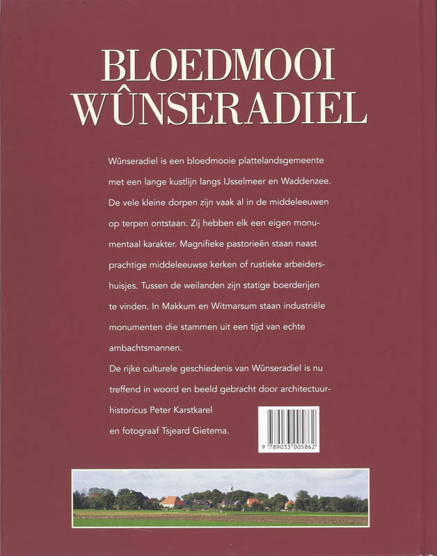 Achterkant van Bloedmooi Wunseradiel