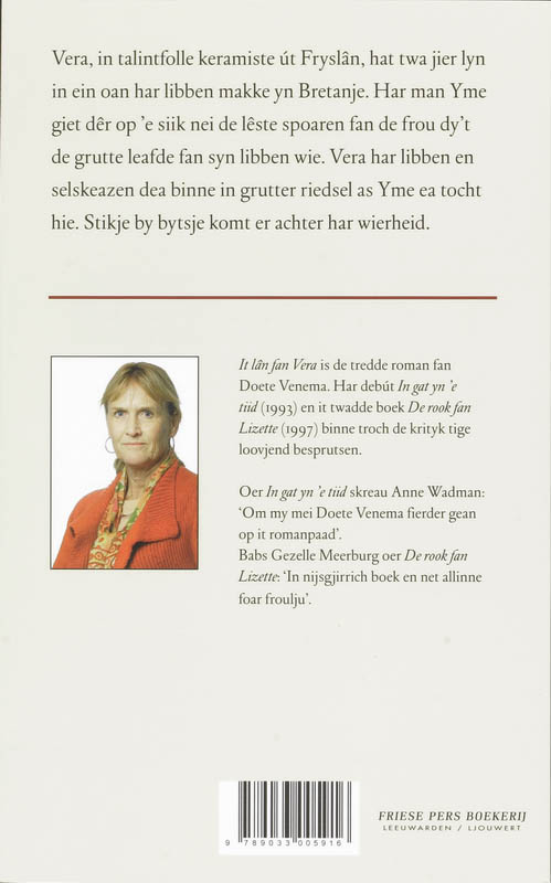 Achterkant van It lan van Vera