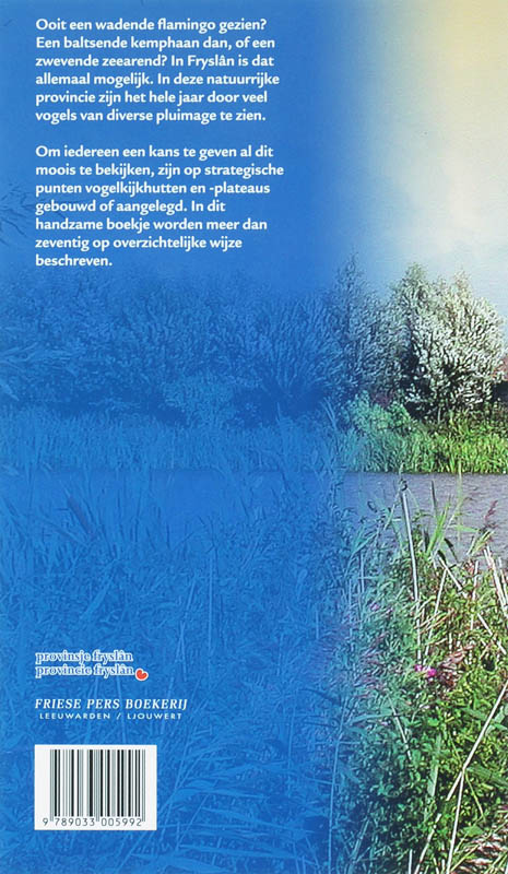 Achterkant van Vogelkijkhutten in Fryslân