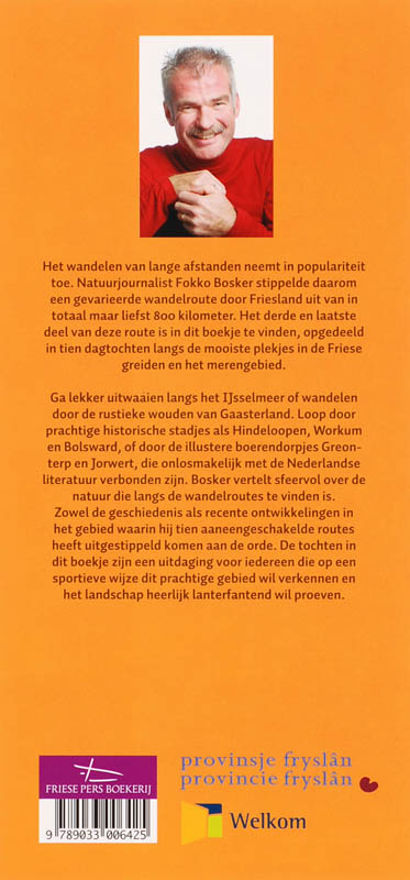 Achterkant van 3 Friese meren en greiden