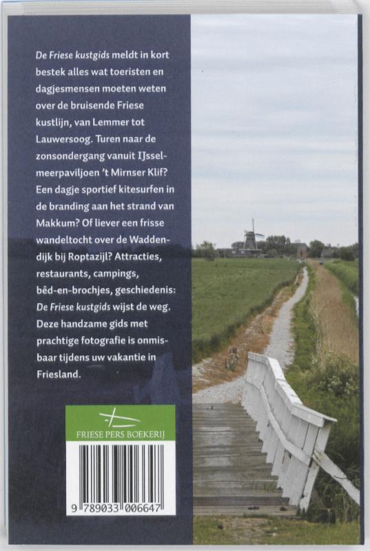 Achterkant van Friese kustgids