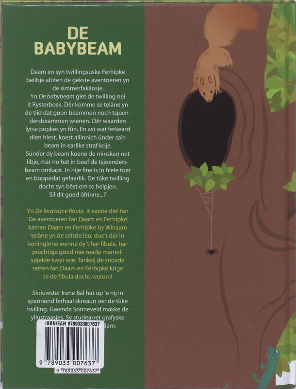Achterkant van De babybeam