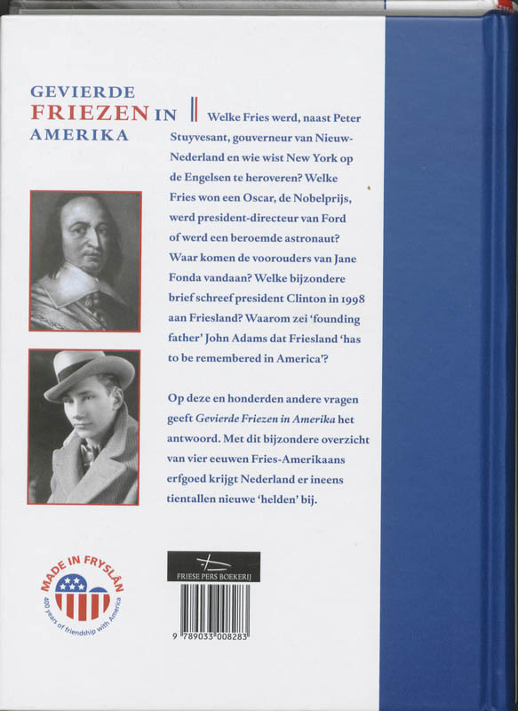 Achterkant van Gevierde Friezen in Amerika