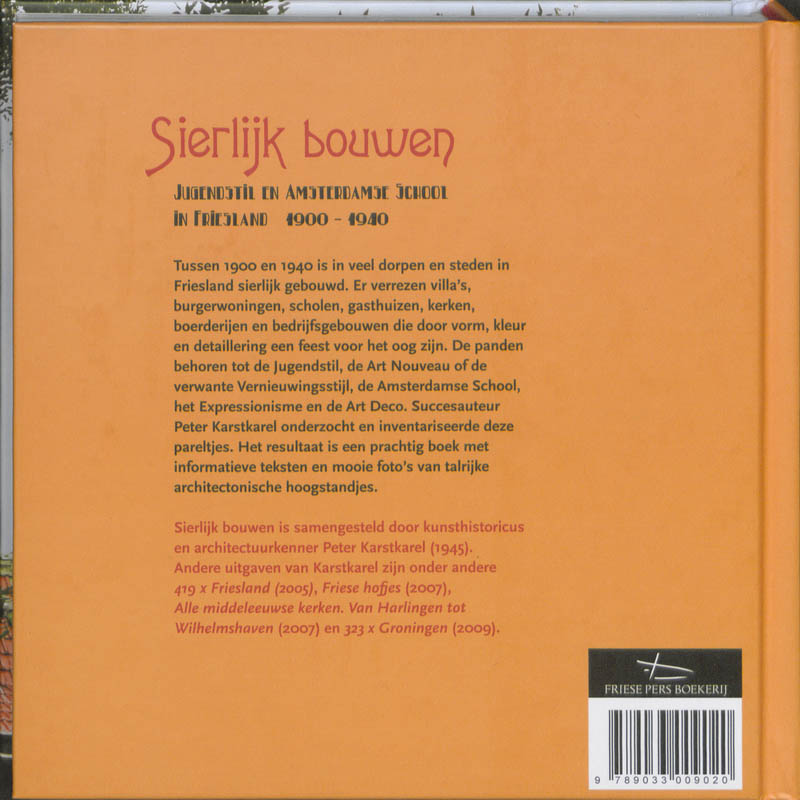 Achterkant van Sierlijk Bouwen