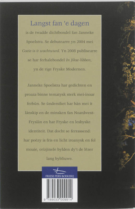 Achterkant van Langst fan 'e dagen