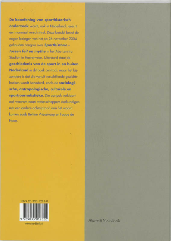 Achterkant van Sporthistorie