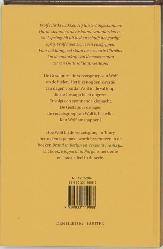 Achterkant van Klopjacht in Parijs