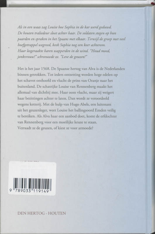 Achterkant van De erfdochter van Rennenberg