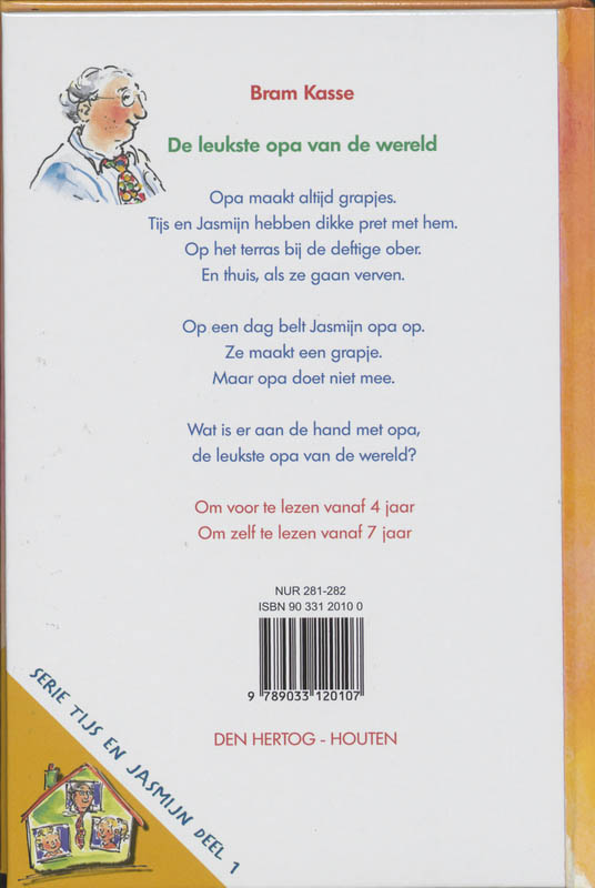 Achterkant van De leukste opa van de wereld