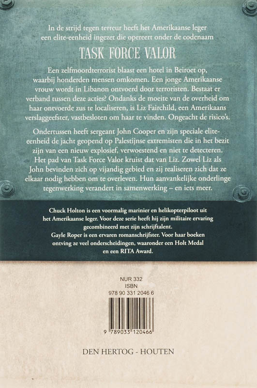 Achterkant van Vloeibaar vuur