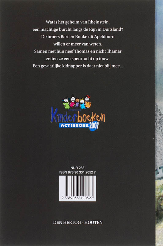 Achterkant van Gijzeling op Rheinstein