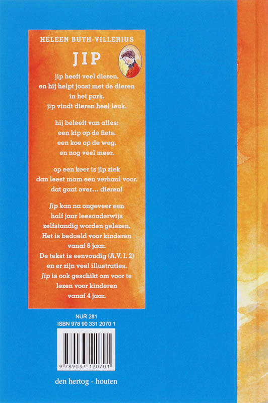 Achterkant van Jip