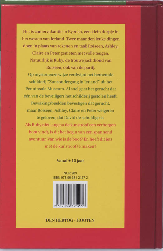 Achterkant van Ruby en de mysterieuze kunstroof