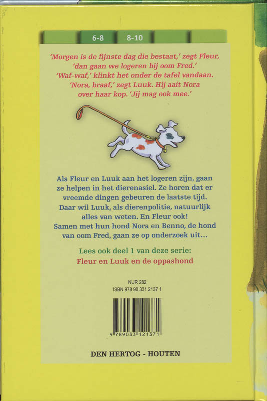 Achterkant van Fleur en Luuk en het dierenalarm