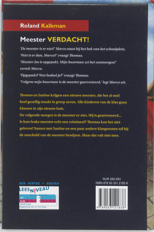 Achterkant van Meester verdacht!