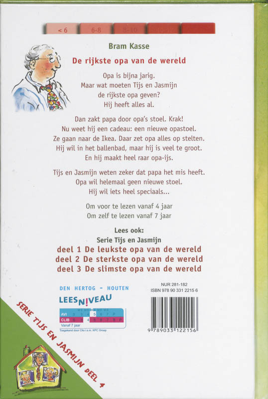 Achterkant van De rijkste opa van de wereld