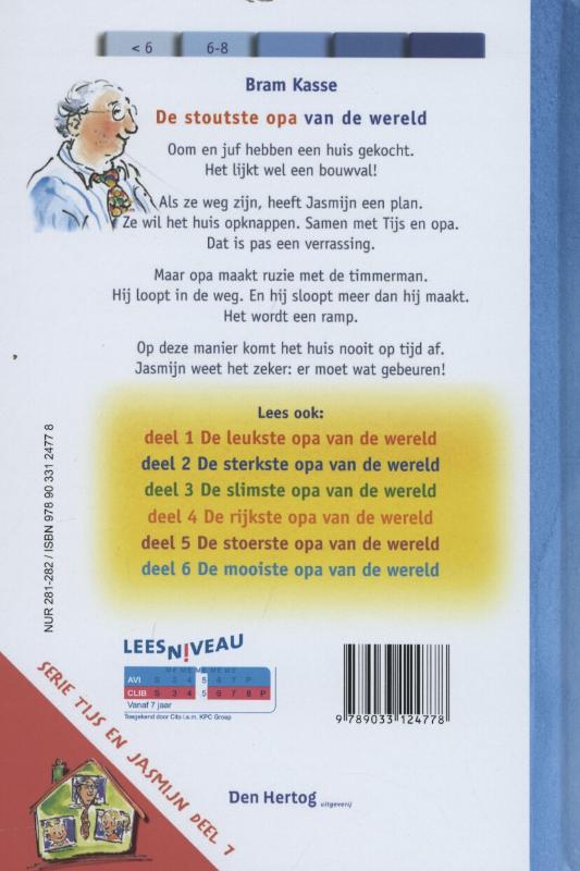 Achterkant van De stoutste opa van de wereld