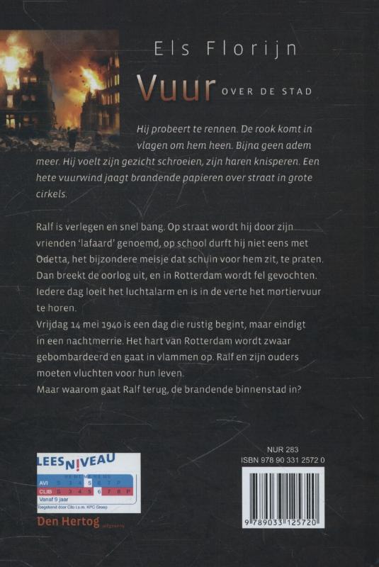 Achterkant van Vuur over de stad