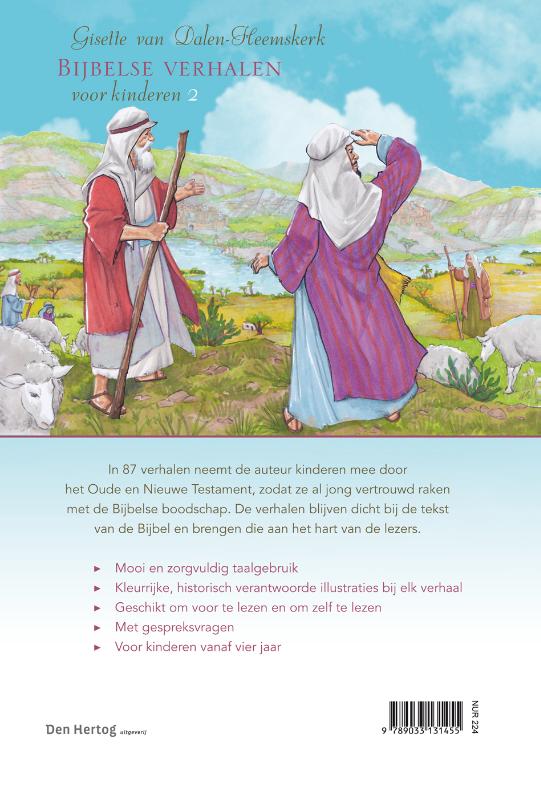 Achterkant van Bijbelse verhalen voor kinderen deel 2