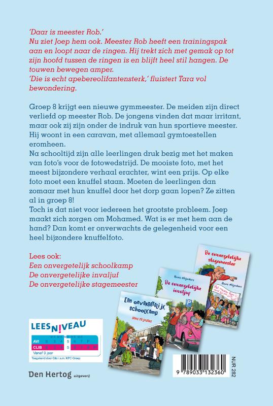 Achterkant van De onvergetelijke gymmeester