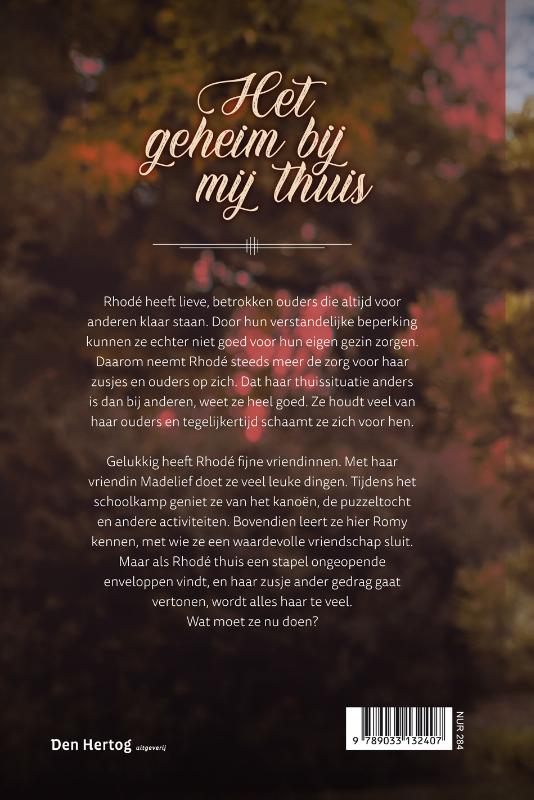 Achterkant van Het geheim bij mij thuis