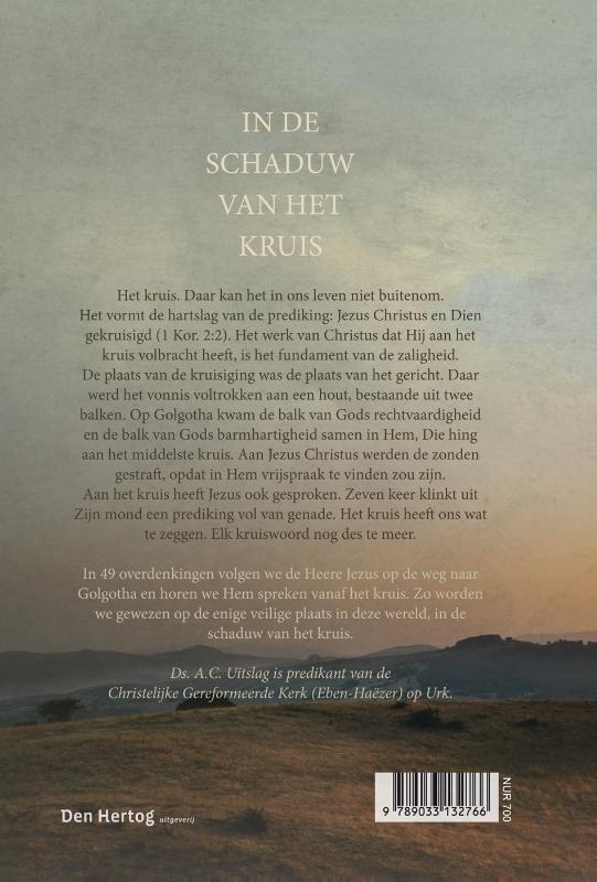 Achterkant van In de schaduw van het kruis