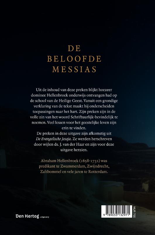 Achterkant van De beloofde Messias