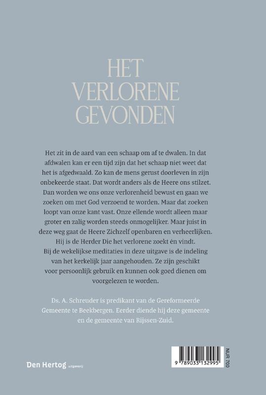 Achterkant van Het verlorene gevonden