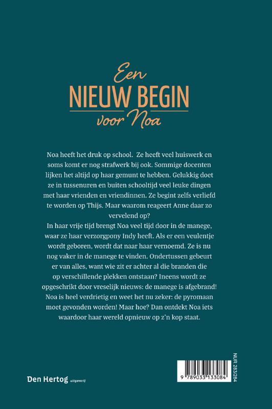Achterkant van Een nieuw begin voor Noa