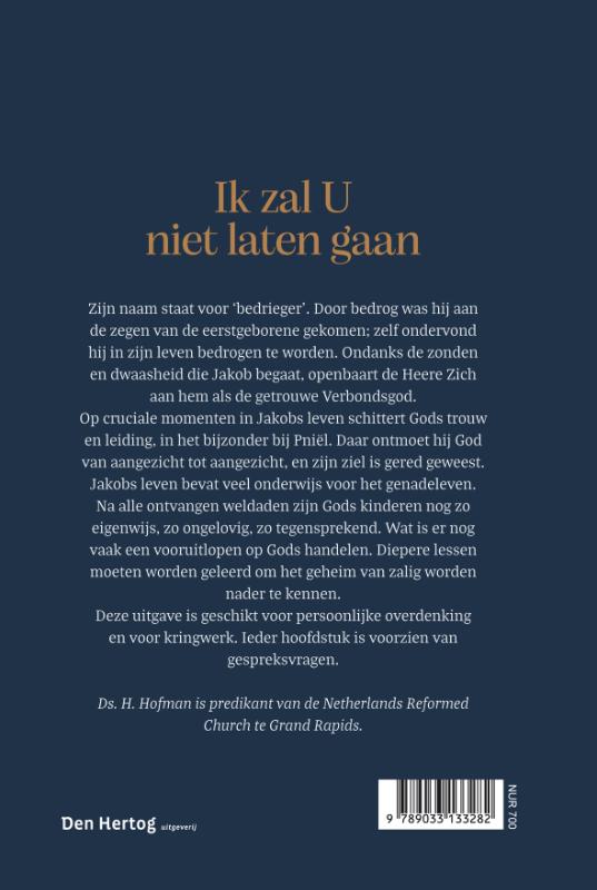 Achterkant van Ik zal U niet laten gaan