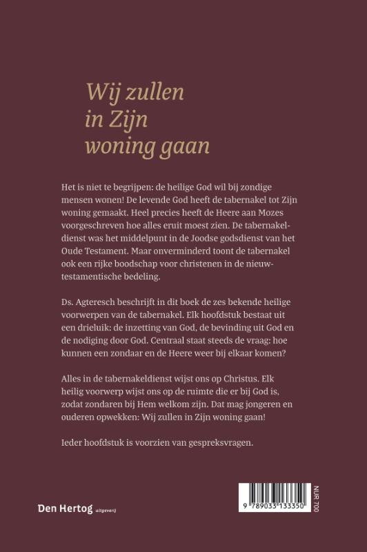 Achterkant van Wij zullen in Zijn woning gaan