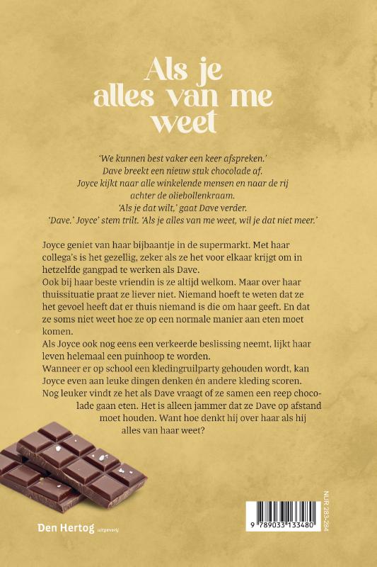 Achterkant van Als je alles van me weet
