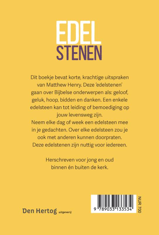 Achterkant van Edelstenen