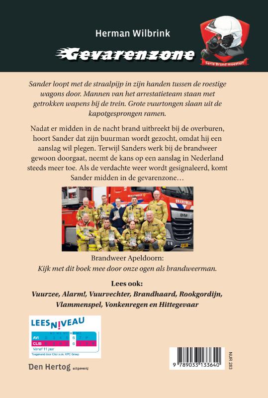 Achterkant van Gevarenzone