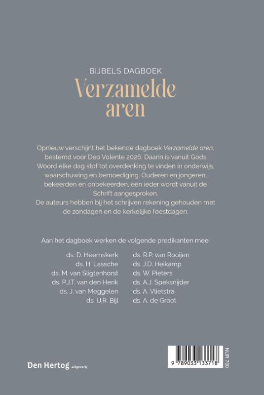Achterkant van Verzamelde aren - 2026