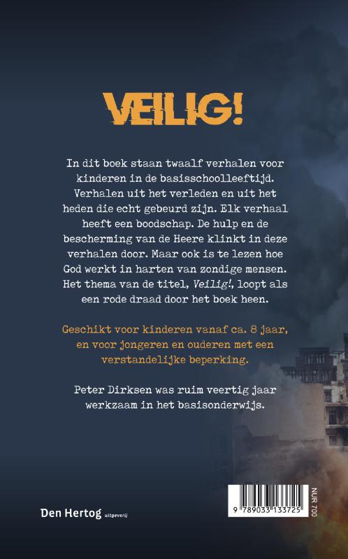 Achterkant van Veilig!