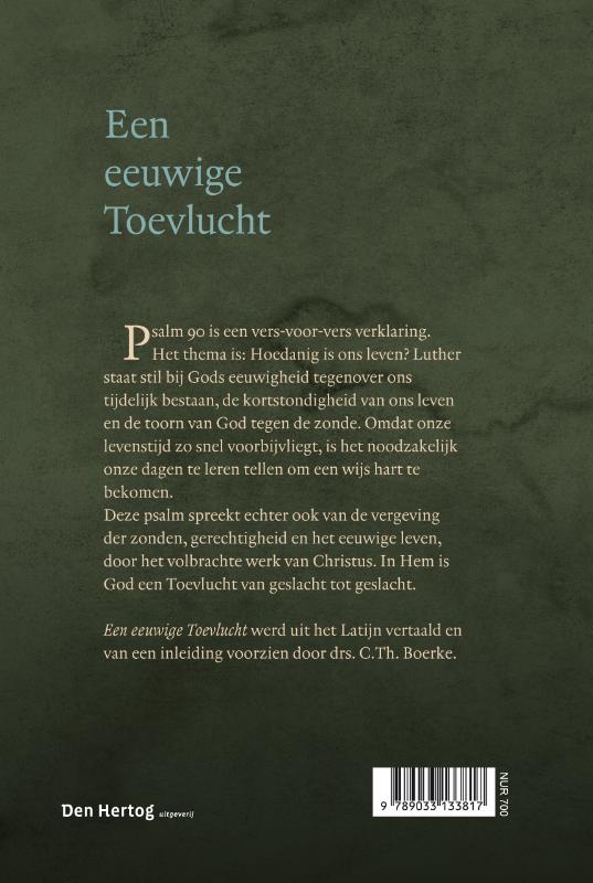 Achterkant van Een eeuwige Toevlucht