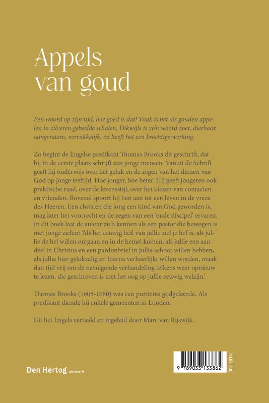 Achterkant van Appels van goud