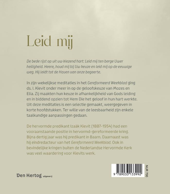 Achterkant van Leid mij