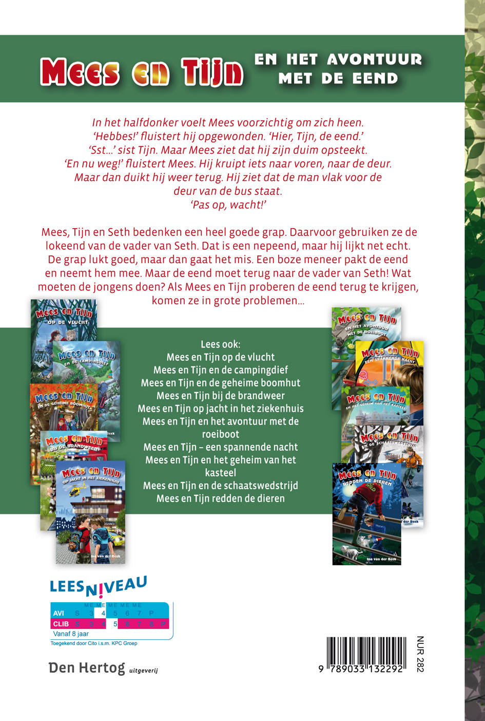 Achterkant van Mees en Tijn en het avontuur met de eend