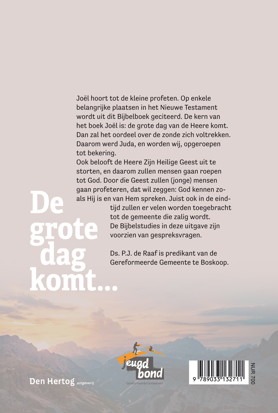 Achterkant van De grote dag komt...