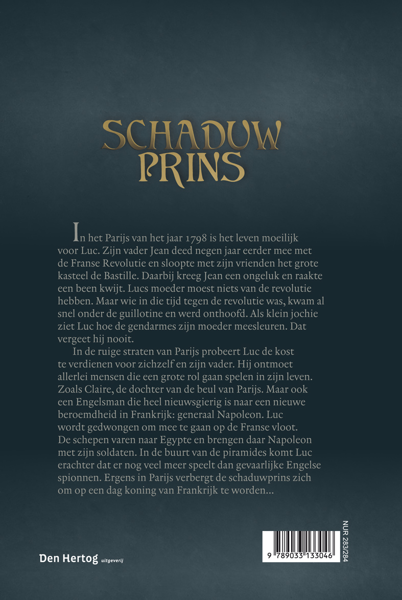 Achterkant van Schaduwprins