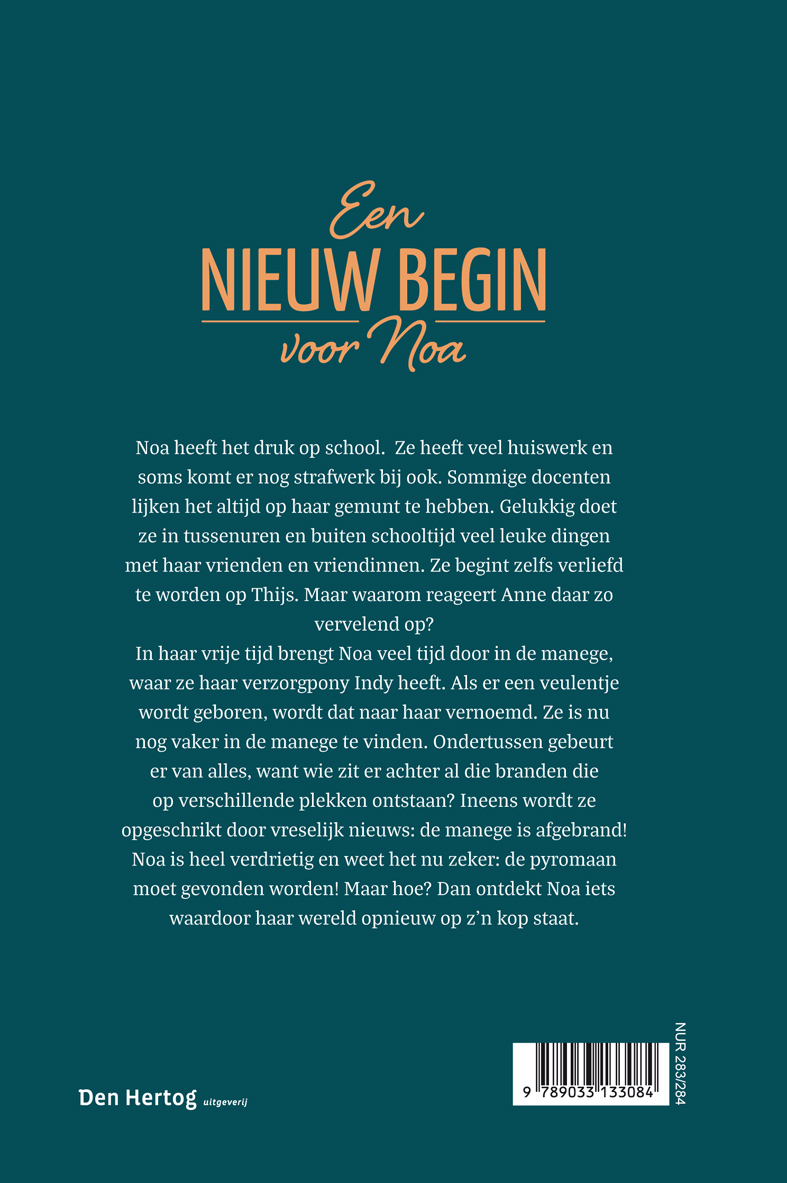 Achterkant van Een nieuw begin voor Noa