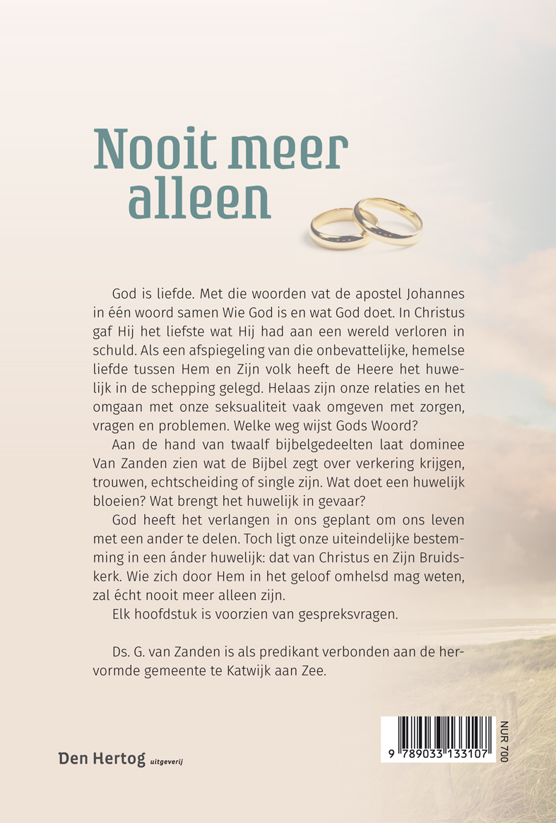 Achterkant van Nooit meer alleen